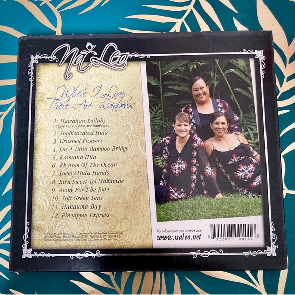 AUTOGRAPHED Na Leo CD, Where I Live There Are Rainbows 2006 - Picture 6 of 12